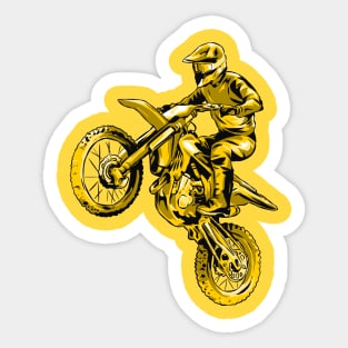 Motocross Jump Sticker